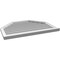 Ekena Millwork Octagonal Top Surface Mount PVC Gable Vent w/ 2"W x 2"P Brickmould Sill Frame, 38"W x 28"H GVPOT38X2803SF - alternate 2